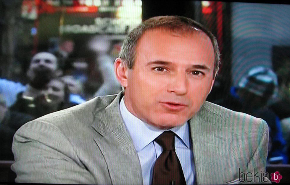 Matt Lauer en el programa 'Today' de la NBC