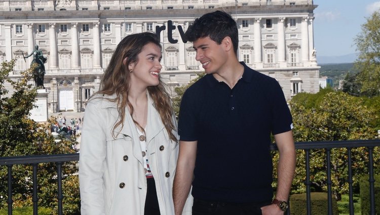 Alfred y Amaia en el evento de despedida antes de Eurovisión 2018