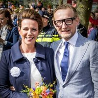 Los príncipes Bernardo y Anette de Holanda en el cumpleaños del Rey Guillermo de Holanda