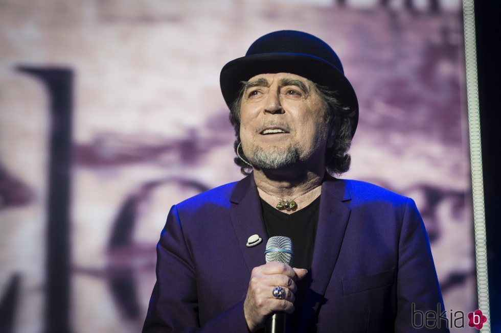 El cantante Joaquín Sabina en un concierto de 'Lo niego todo' en Madrid