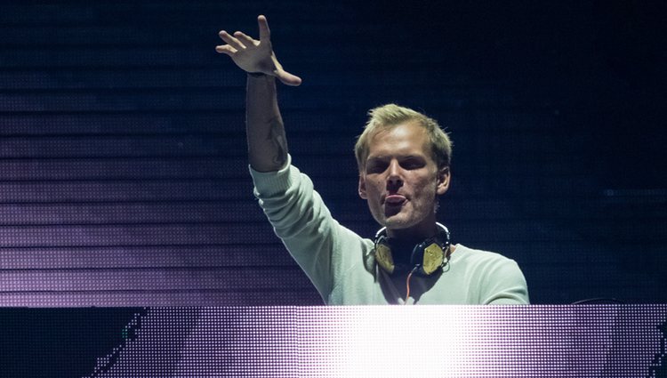 El DJ Avicii durante uno de sus espectáculos