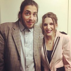 Luísa y Salvador Sobral anunciando que cantarían en Eurovisión 2017