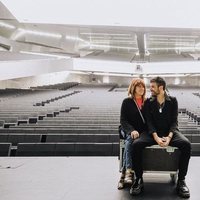 Pablo López y su madre