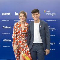 Alfred y Amaia en la Blue Carpet antes de Eurovisión 2018