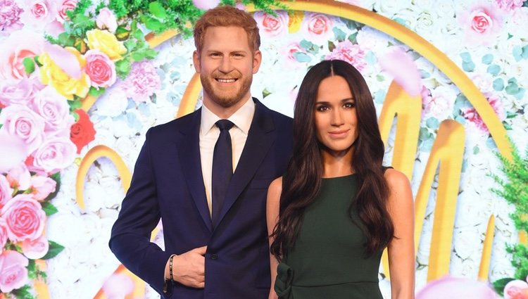 Figuras de cera del Príncipe Harry y Meghan Markle