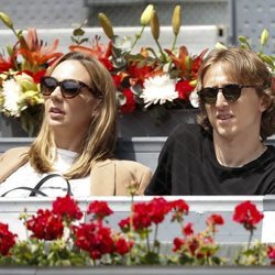 Luka Modric y Vanja Bosnic en el Madrid Open 2018