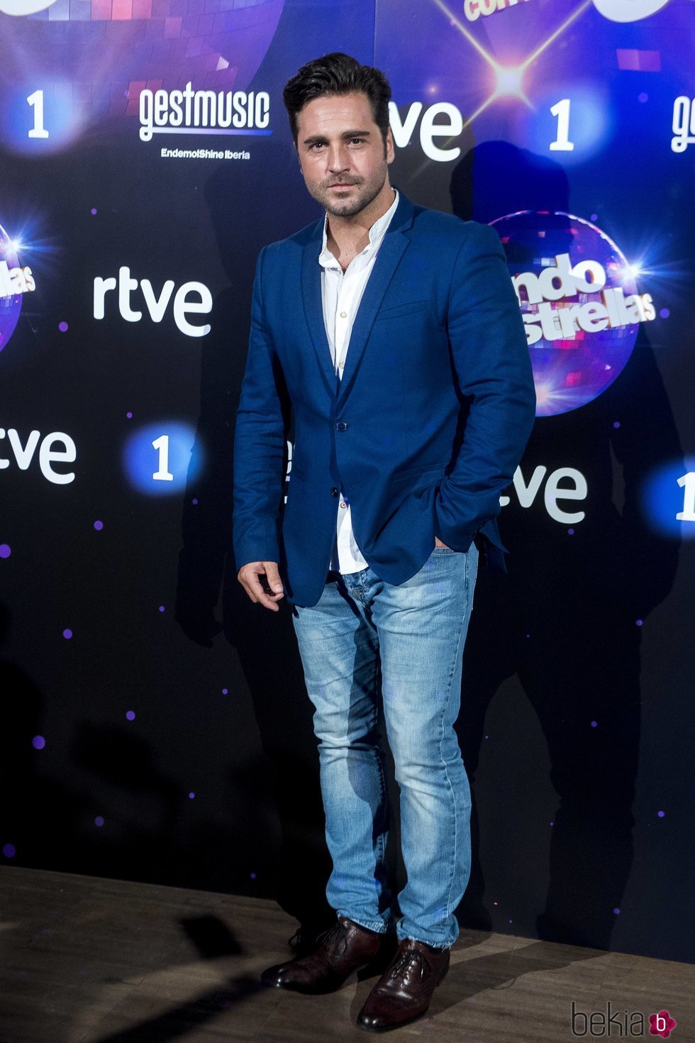 David Bustamante en la presentación de 'Bailando con la estrellas'