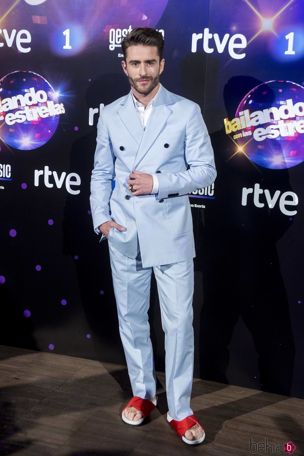 Pelayo Díaz en la presentación de 'Bailando con las estrellas'