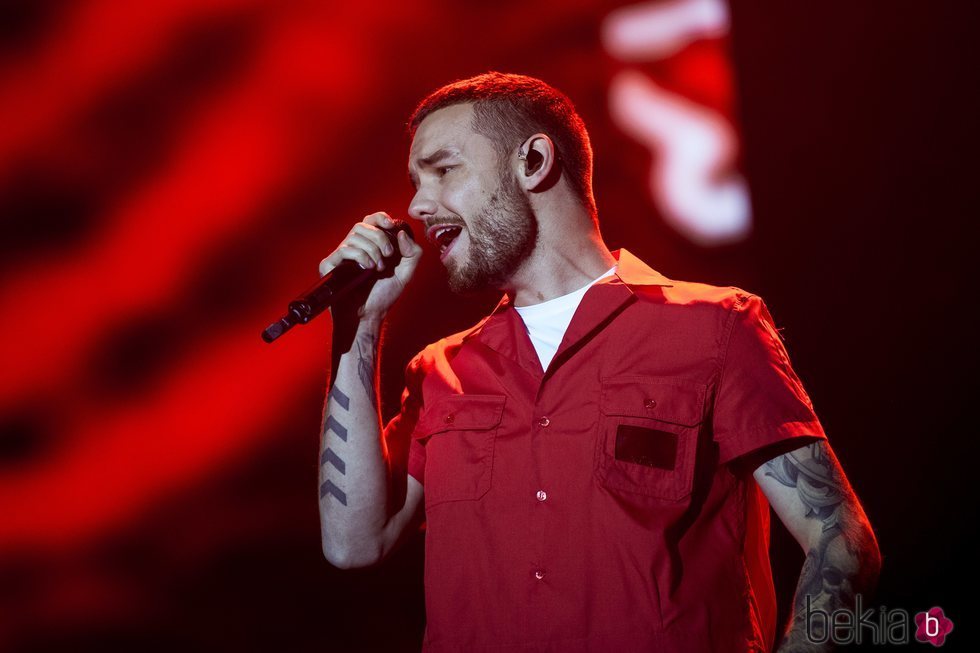 El cantante Liam Payne durante el concierto Los 40 Primavera Pop en Madrid