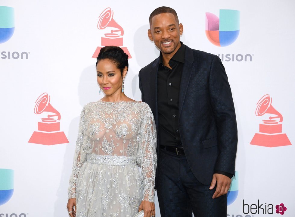 Will Smith y Jada Pinkett Smith en los Premios Grammy Latinos de 2015