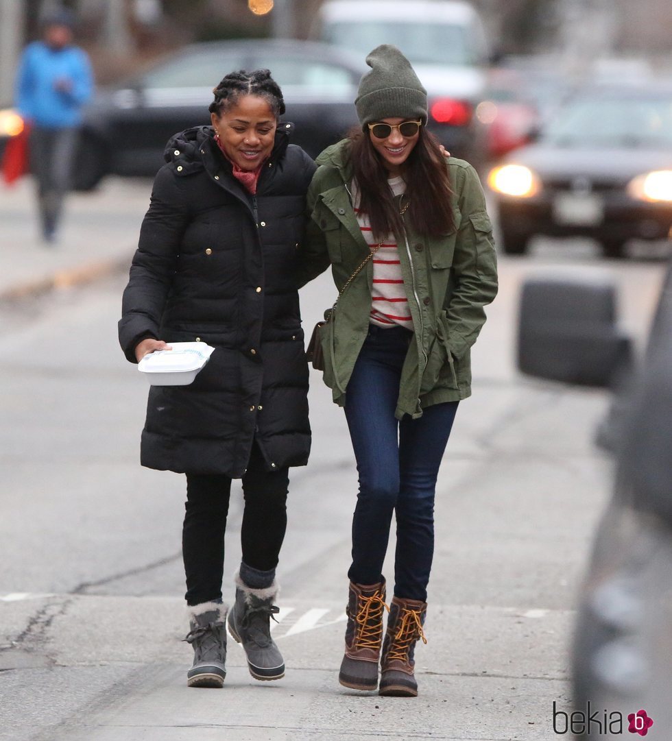 Meghan Markle con su madre, Doria Ragland