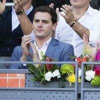 Albert Rivera y Beatriz Tajuelo en el Madrid Open 2018