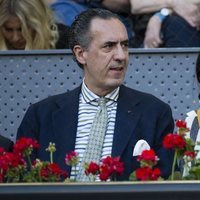 Victoria Federica con su padre Jaime de Marichalar en el Madrid Open 2018