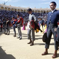 Homenaje a Dámaso González en la Plaza de Toros de la ciudad de Albacete