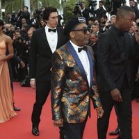 Spike Lee en la alfombra roja de la película 'BlacKkKlansman' en el Festival de Cannes de 2018