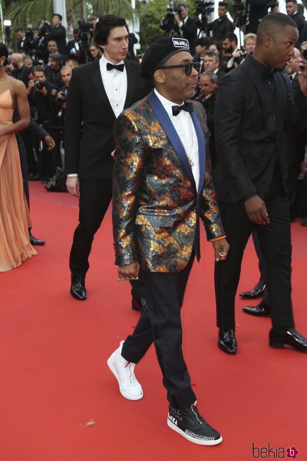 Spike Lee en la alfombra roja de la película 'BlacKkKlansman' en el Festival de Cannes de 2018