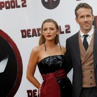 Ryan Reynolds y Blake Lively durante la promoción de 'Deadpool 2' en Nueva York