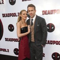 Blake Lively y Ryan Reynolds durante la promoción de 'Deadpool 2' en Nueva York