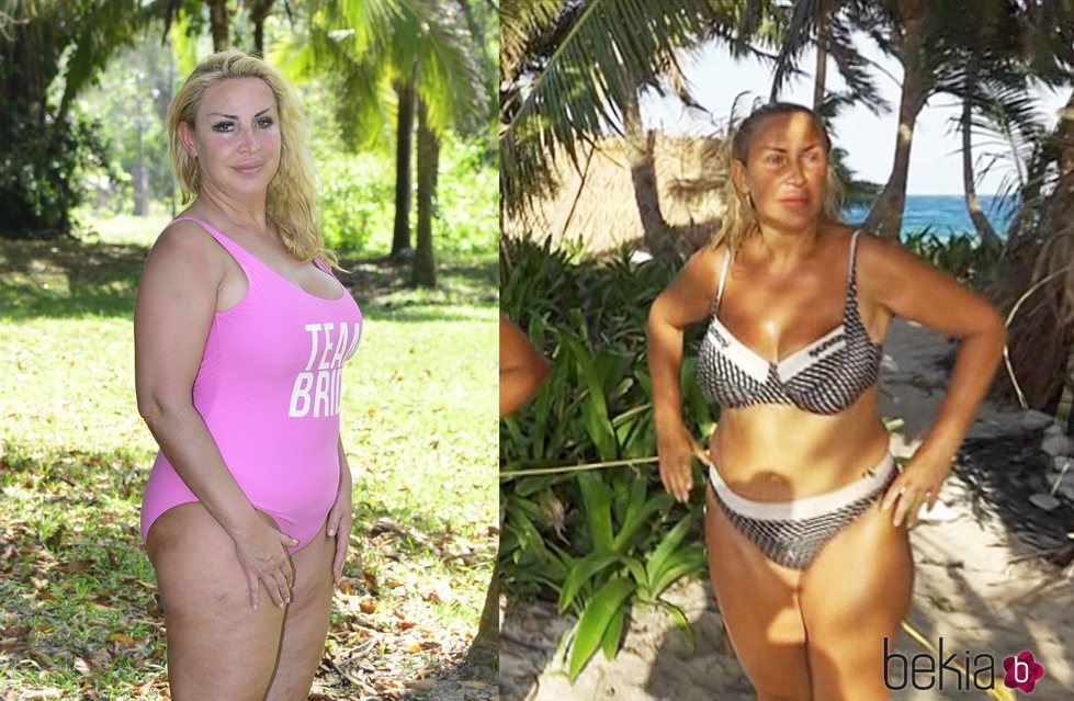 El antes y el después de Raquel Mosquera tras su paso por 'Supervivientes 2018'