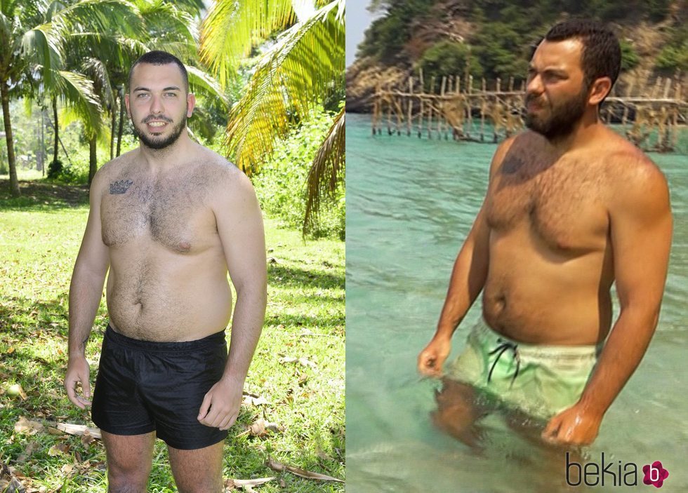 El antes y el después de Alberto Isla tras su paso por 'Supervivientes 2018'