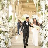 Primera foto de Cesc Fábregas y Daniella Semaan el día de su boda