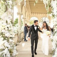 Primera foto de Cesc Fábregas y Daniella Semaan el día de su boda