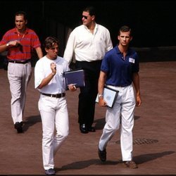 El Rey Felipe y Pablo de Grecia durante sus años de estudiantes en Georgetown