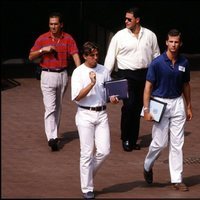 El Rey Felipe y Pablo de Grecia durante sus años de estudiantes en Georgetown