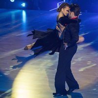 David Bustamante con Yana Olina en el escenario de 'Bailando con las estrellas'