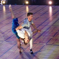 Pelayo Díaz durante su primera actuación en 'Bailando con las estrellas'