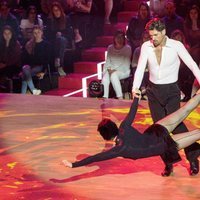 Javier Hernanz en su primera actuación de 'Bailando con las estrellas'