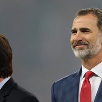 El Rey Felipe en la final de la Europa League 2018