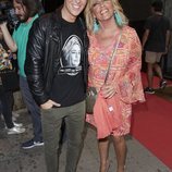 Omar Suárez y Lydia Lozano llegando a la fiesta de Belén Esteban tras ganar su batalla judicial a Toño Sanchís