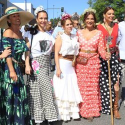 Raquel Bollo y Lucía Hoyos en El Rocío 2018