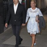 Belén Esteban con su novio Miguel llegando a su fiesta organizada tras su victoria judicial con Toño Sanchís