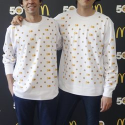 Javier Ambrossi y Javier Calvo en la presentación del 50 aniversario del Big Mac de McDonalds