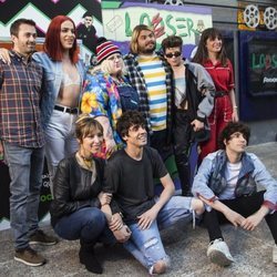 Soy una Pringada, Los Javis, Gisela y el resto del equipo de 'Looser' en la presentación de la serie en Madrid