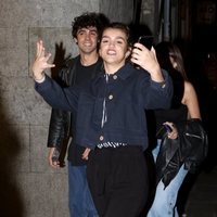 Amaia Romero acudiendo a ver el musical 'La Llamada'