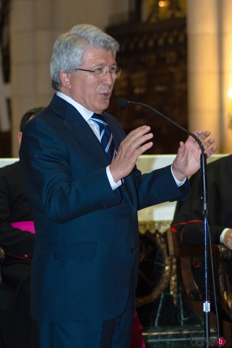 Enrique Cerezo en la Catedral de la Almudena