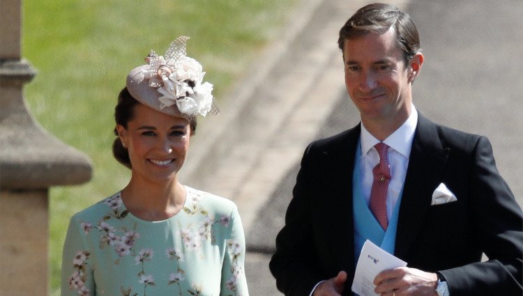 Pippa Middleton y James Matthews en la boda del Príncipe Harry y Meghan Markle