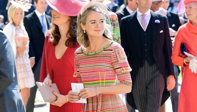 Cressida Bonas en la boda del Príncipe Harry y Meghan Markle