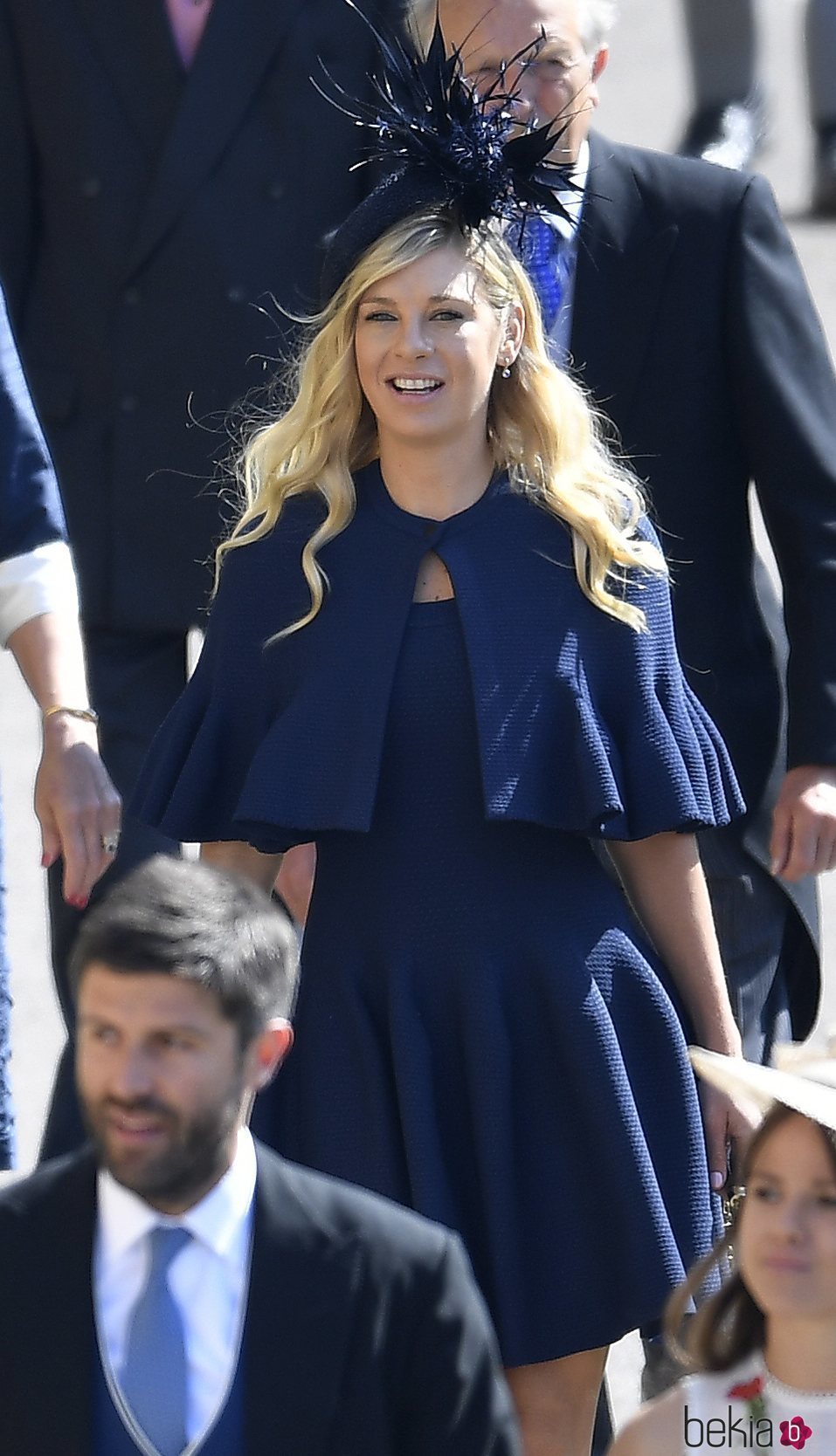 Chelsey Davy en la boda del Príncipe Harry y Meghan Markle