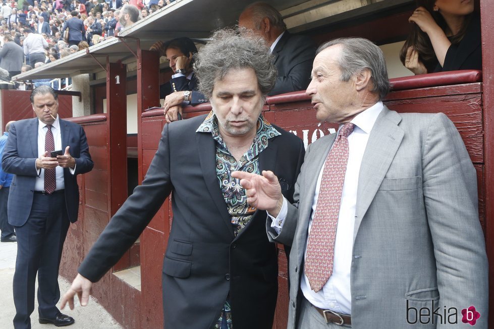 Andrés Calamaro en una corrida de toros en Las Ventas en 2018