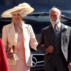 Los Príncipes Michael de Kent en la boda del Príncipe Harry y Meghan Markle