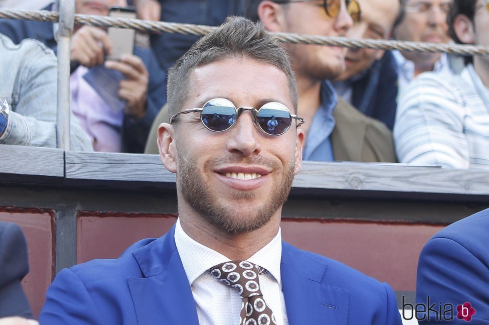 Sergio Ramos en la plaza de toros de Las Ventas