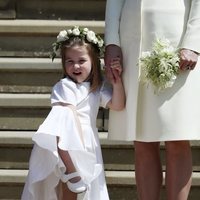 La Princesa Carlota, muy simpática en la boda del Príncipe Harry y Meghan Markle