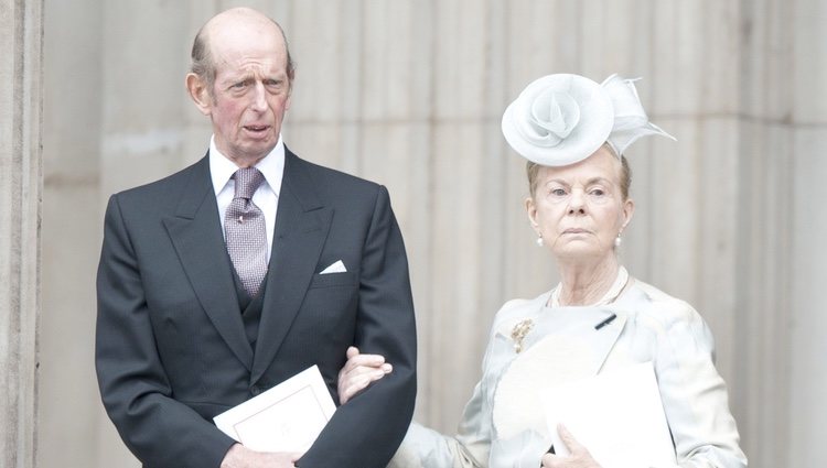 Los Duques de Kent en uno de los actos del Jubileo de Diamante de la Reina Isabel