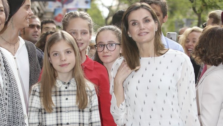 La Reina Letizia, la Infanta Sofía e Irene Urdangarin