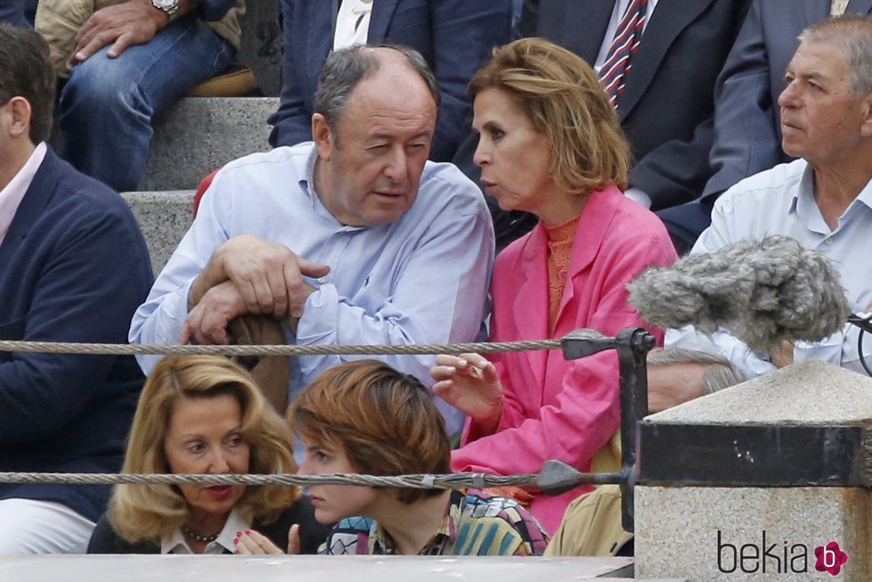 Ágatha Ruiz de la Prada y El Chatarrero en Las Ventas durante la Feria de San Isidro 2018