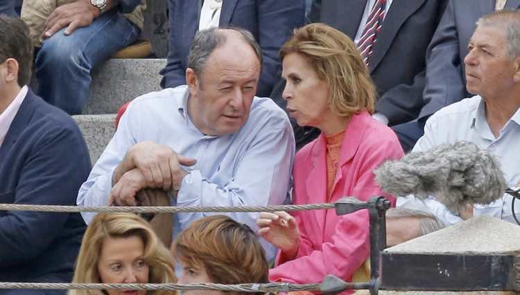 Ágatha Ruiz de la Prada y El Chatarrero en Las Ventas durante la Feria de San Isidro 2018